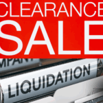 liquidation clearance sale cash raise